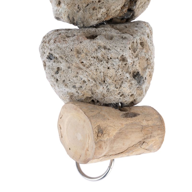 TIAKI Stone Block Bird Toy approx. 6 x 30cm (Ø x L)