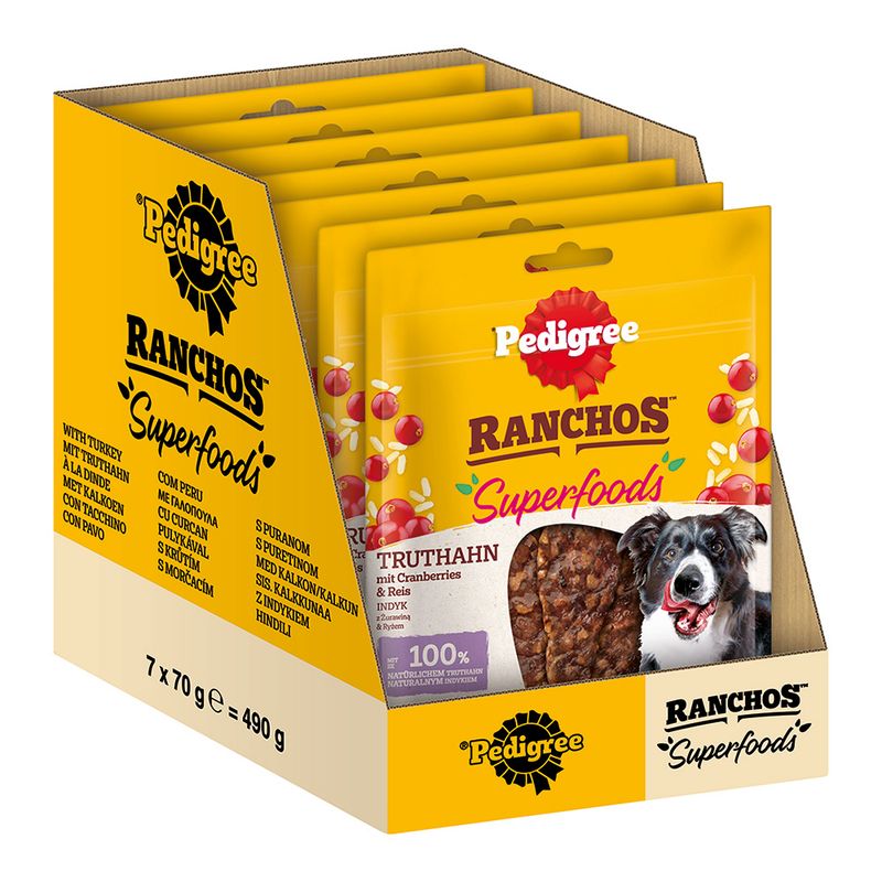 Pedigree Ranchos Superfoods Turkey (70g)