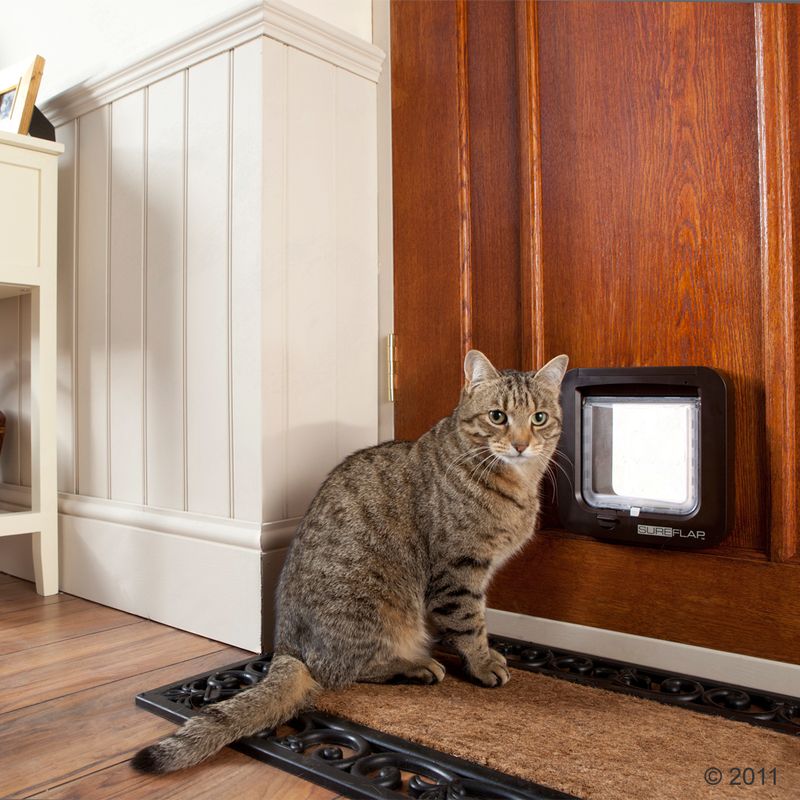 SureFlap Microchip Cat Flap White Cat Flap
