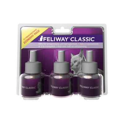 Feliway® Refill Multi Pack Economy pack 3 x 48 ml, Feliway® Optimum