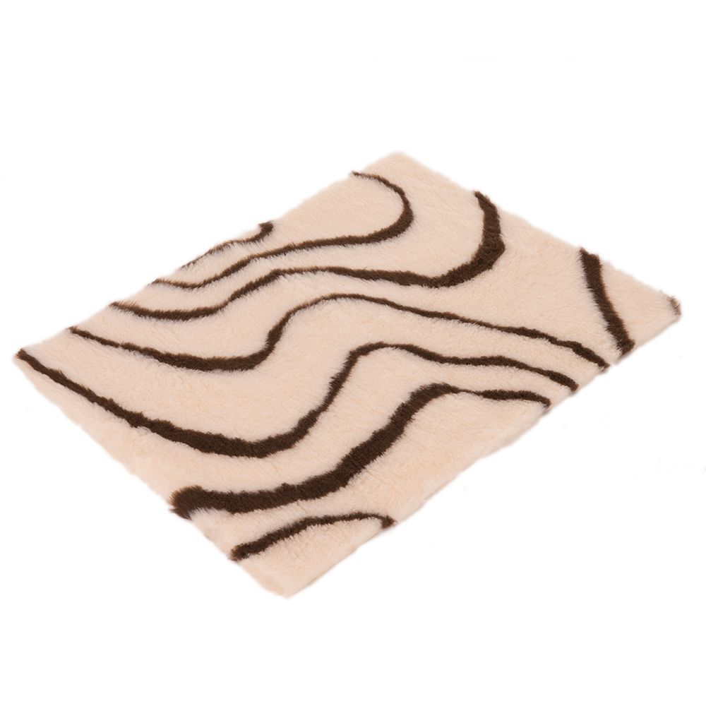 Vetbed® Isobed SL Contemporary Wave - Cream/Brown 100 x 75 cm (L x W)