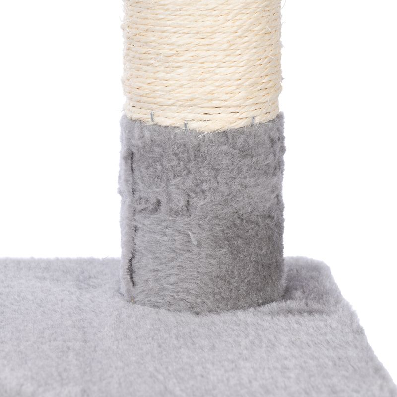 zooplus Basics Scratching Tree - Small Grey