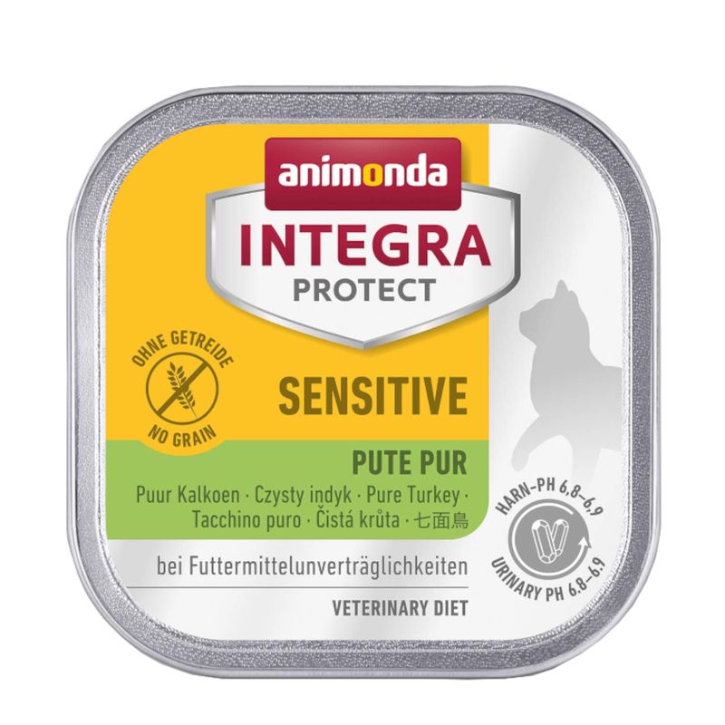 Saver Pack animonda Integra Protect Adult Sensitive 24 x 100 g bowl Pure turkey