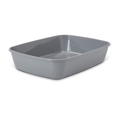 Savic Cat Litter Tray Iriz without Rim - 50cm Grey
