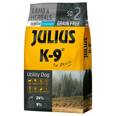 JULIUS K-9 Senior Grain Free Lamb & Herbals 10kg