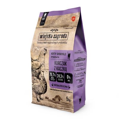 Wiejska Zagroda Cat Chicken with Duck 5kg