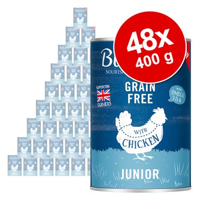 Butcher's Original Grain-free Junior Saver Pack 48 x 400g with Chicken
