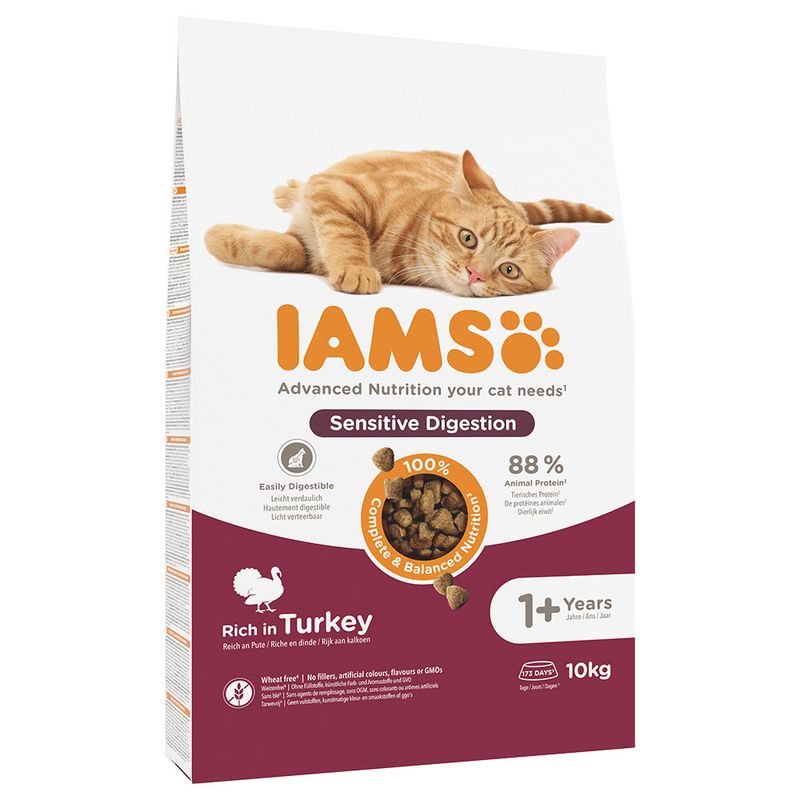 IAMS Advanced Nutrition Sensitive Digestion with Turkey 3kg
