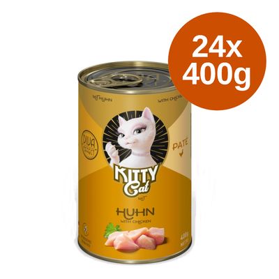 Kitty Cat Adult Pate Saver Pack 24 x 400g Chicken