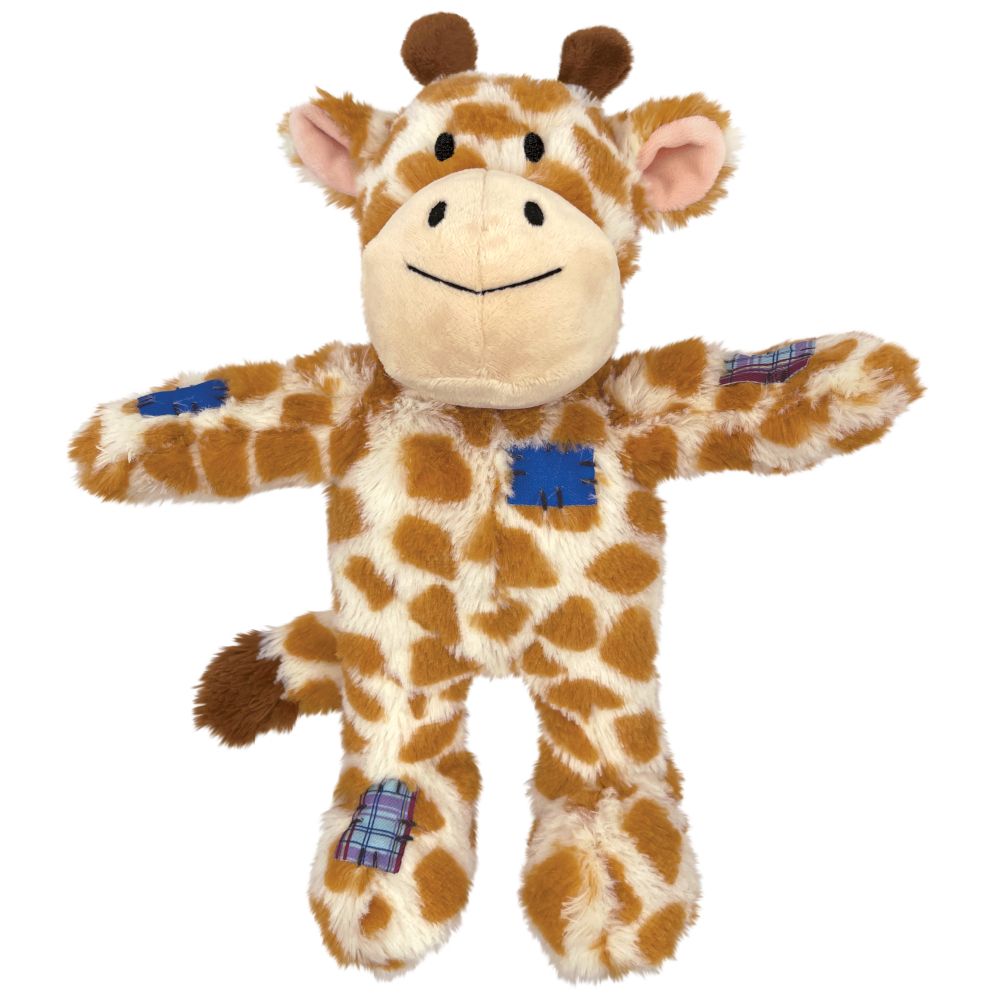 KONG WildKnots Giraffe Dog Toy Size S/M: approx. 24.1 x 20.3 x 8.9cm (L x W x H)