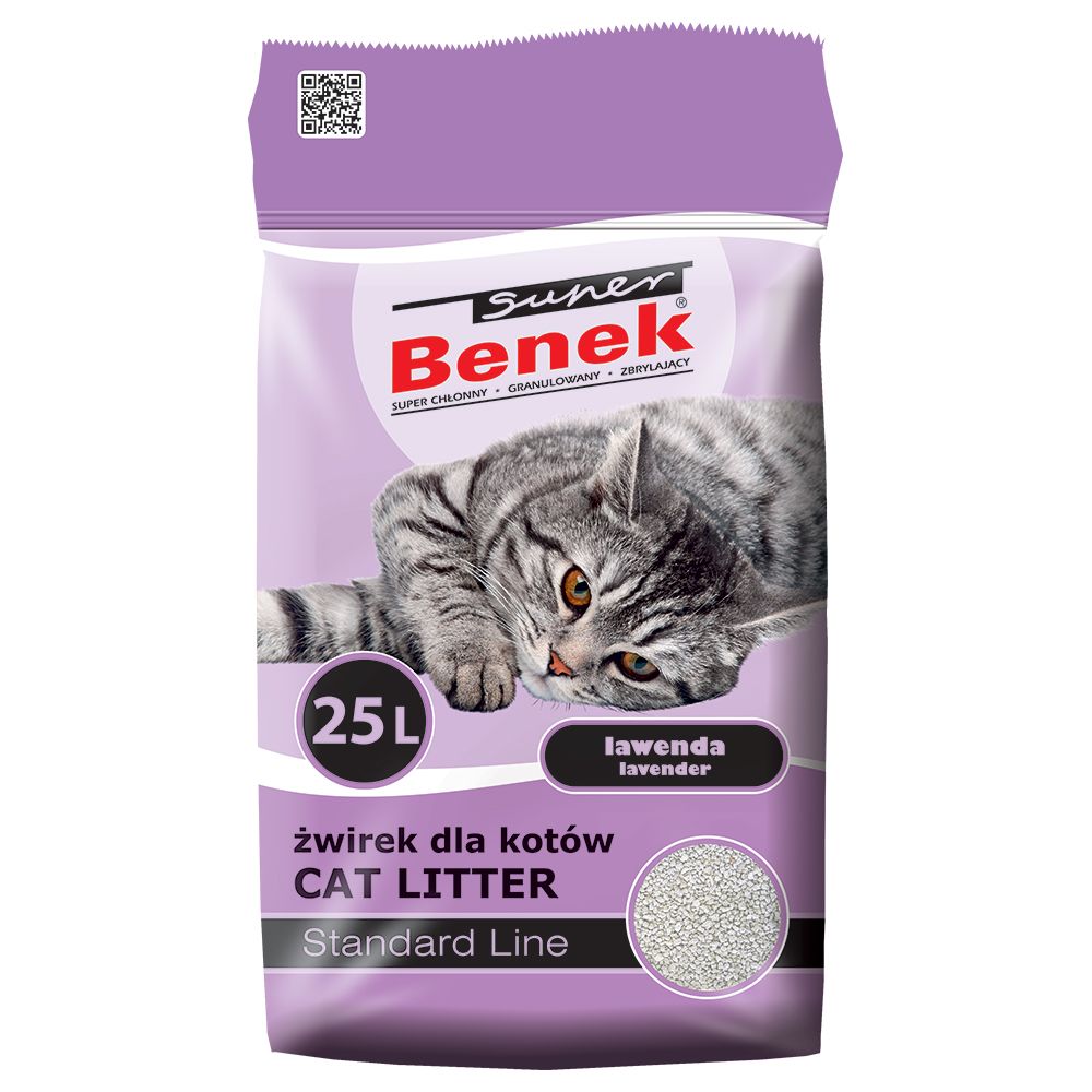 Super Benek Lavender Cat Litter 10l