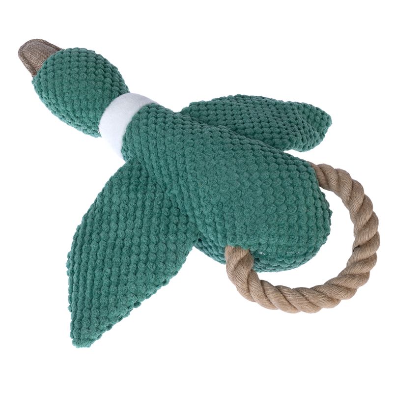 TIAKI Duck with Rope Dog Toy 35 x 32.5 x 8 cm (L x W x H)