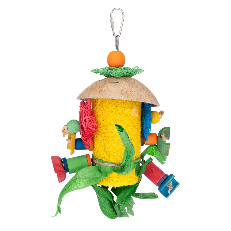 TIAKI Vogelspielzeug Luffa-Männchen approx. 30 x 16 x 10cm (L x W x H)