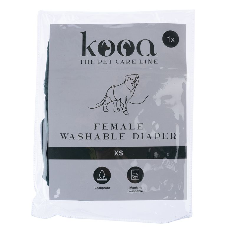 kooa Washable Nappy for Female Dogs Size XS
