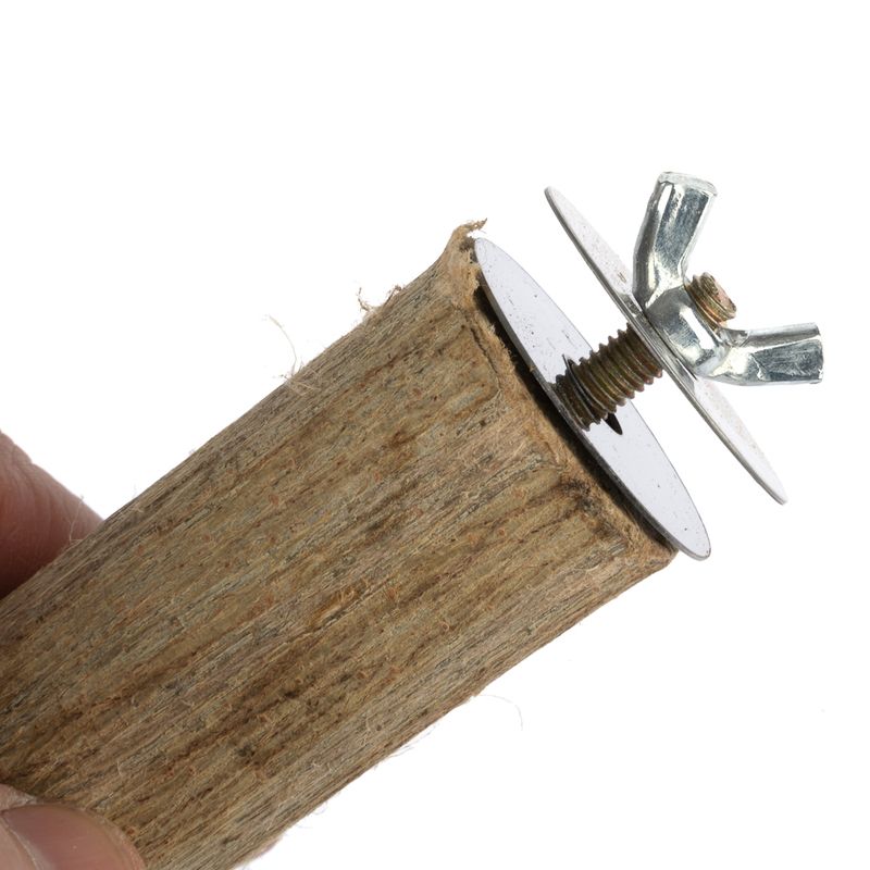 TIAKI Natural Wood Perch Size S: diameter 2 - 3 x (L) 20 cm