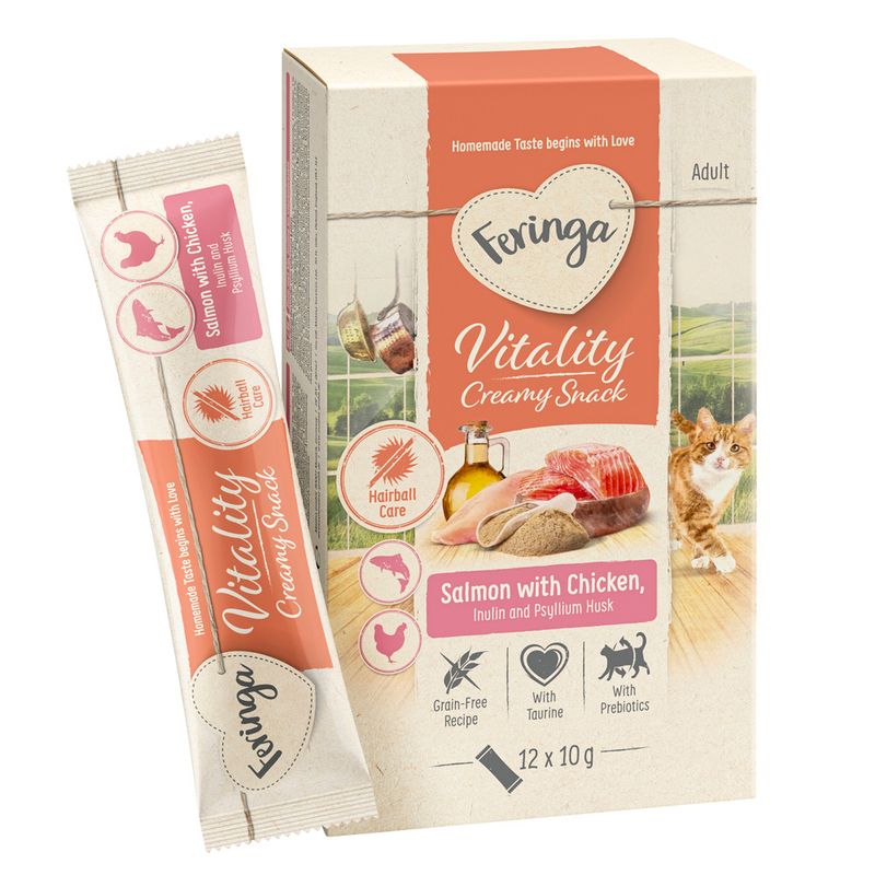 Feringa Vitality Creamy Snacks Chicken (12 x 10g)