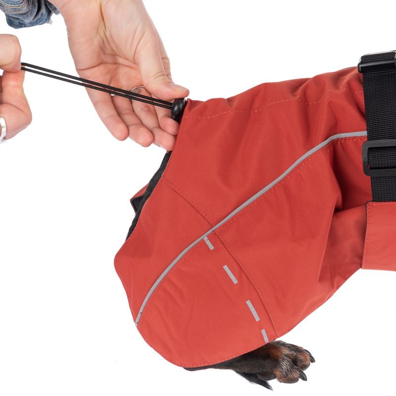 Nomad Tales Spirit Dog Raincoat - Copper approx. 40cm Back Length
