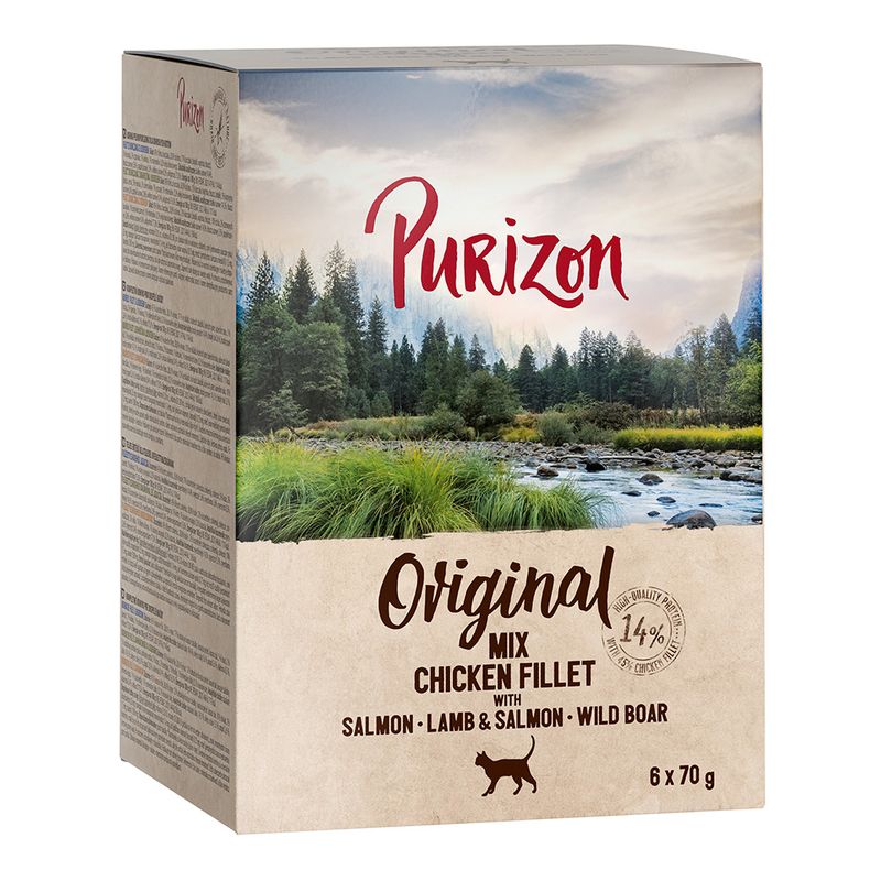 Purizon Adult Grain-Free Saver Pack 24 x 70g Mixed Pack (3 varieties)