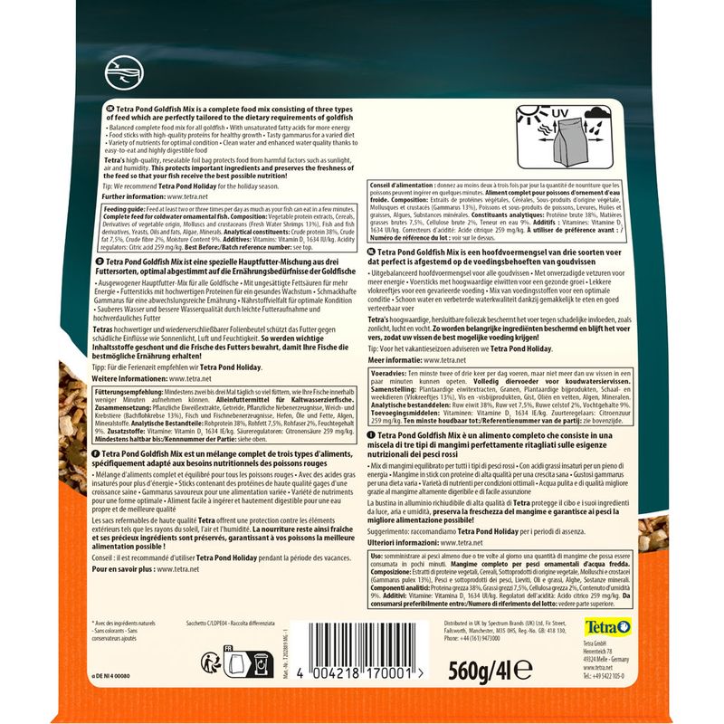 Tetra Pond Goldfish Mix 4l