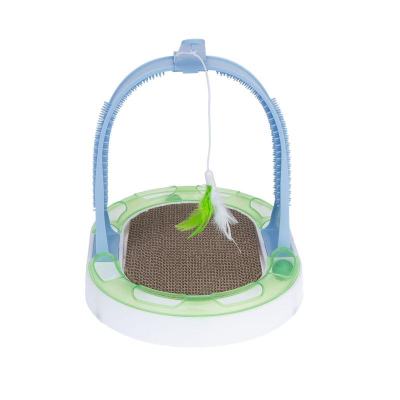 TIAKI Interactive 3-in-1 Cat Scratcher Toy 40 x 30 x 31.5 cm (L x W x H)