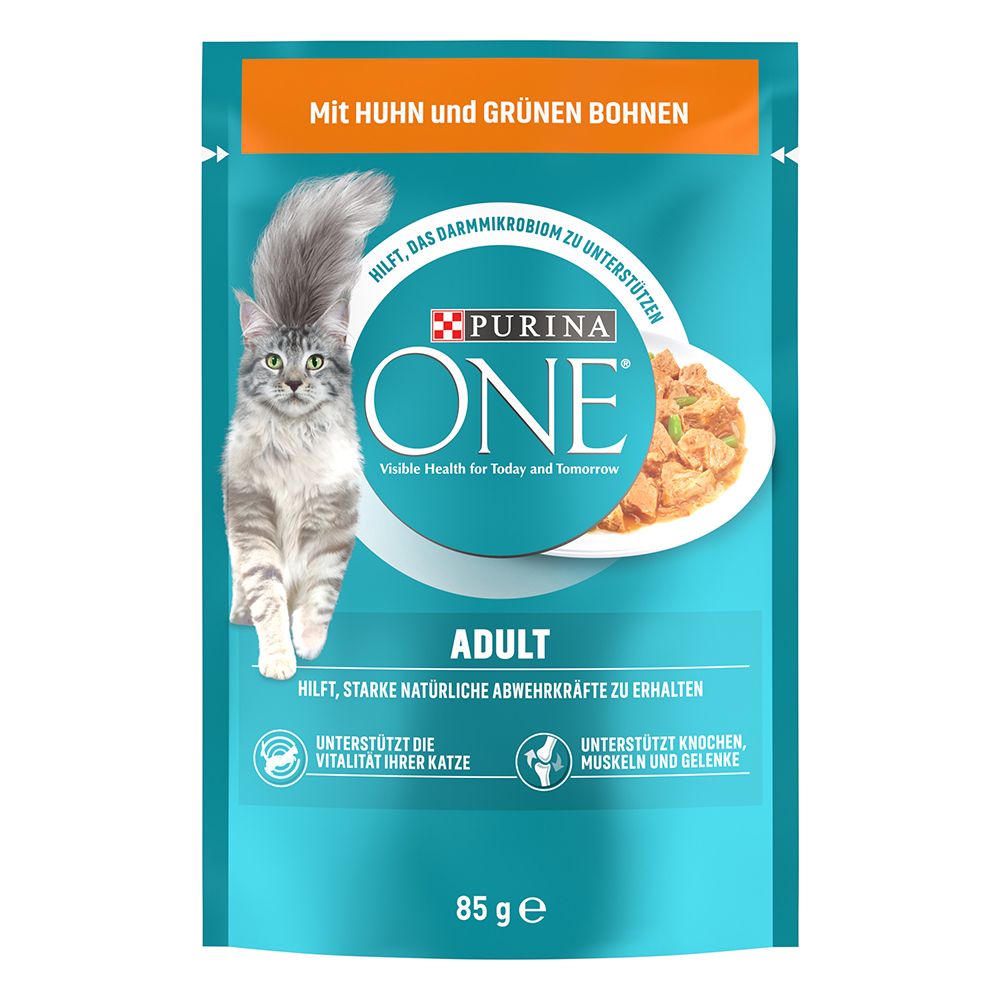 PURINA ONE Adult with Chicken & Green Beans (13 x 85g)
