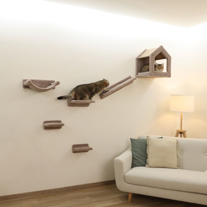Kerbl Pet Climbing Wall Monte Baldo for Cats Set of 6 parts