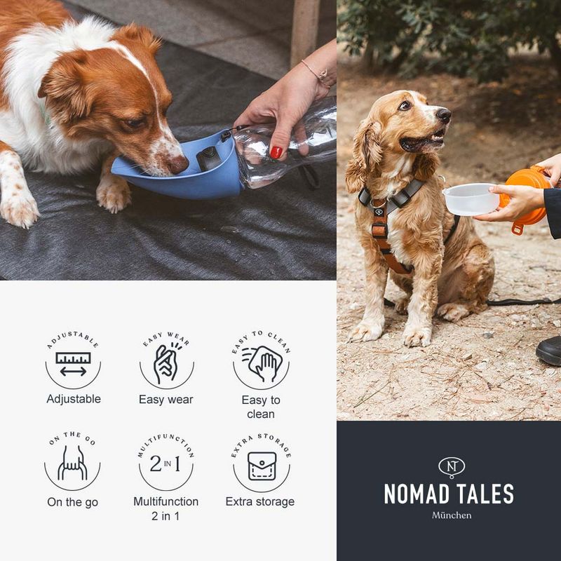 Nomad Tales Spirit Travel Feeding Station 2 x 500ml