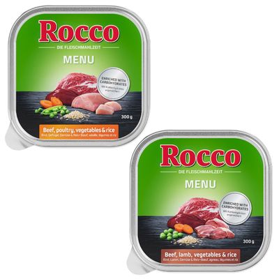 Rocco Trays Mixed Trial Pack 9 x 300g Menu Mix 1: Beef, Poultry, Lamb