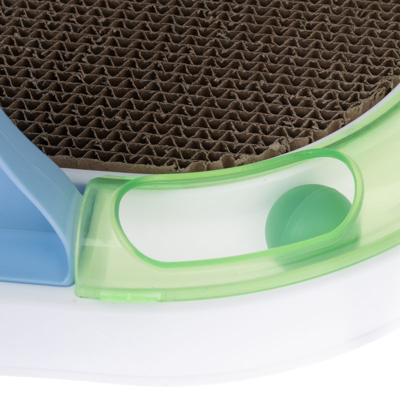 TIAKI Interactive 3-in-1 Cat Scratcher Toy 40 x 30 x 31.5 cm (L x W x H)