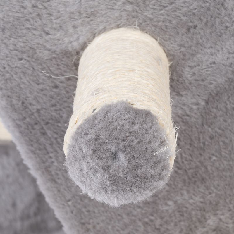 zooplus Basics Scratching Tree - Small Grey