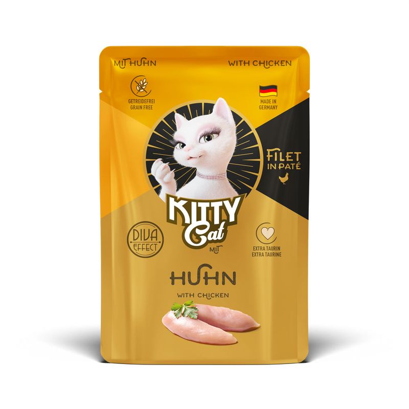 Kitty Cat Fillet in Paté Mixed Pack 6 x 85g Chicken Variety Pack (6 Varieties)