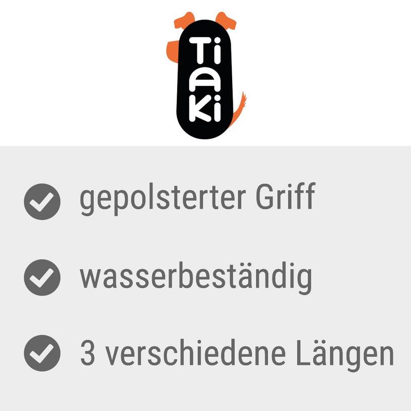 TIAKI Neo Comfort towline, red 5 m long, 6 mm wide