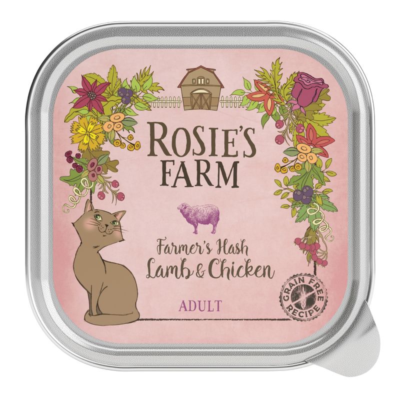 Rosie's Farm Adult Farmer's Hash with Lamb & Chicken 16 x 100g (trays)