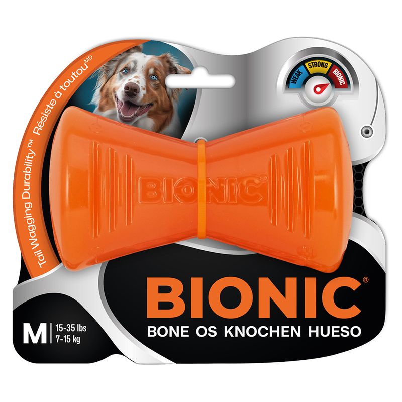 BIONIC Chew Bone Size M: 15 x 5.3 x 13cm (L x W x H)