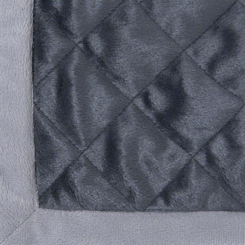 Velvet Snuggle Blanket - Granite Grey 100 x 70 cm (L x W)
