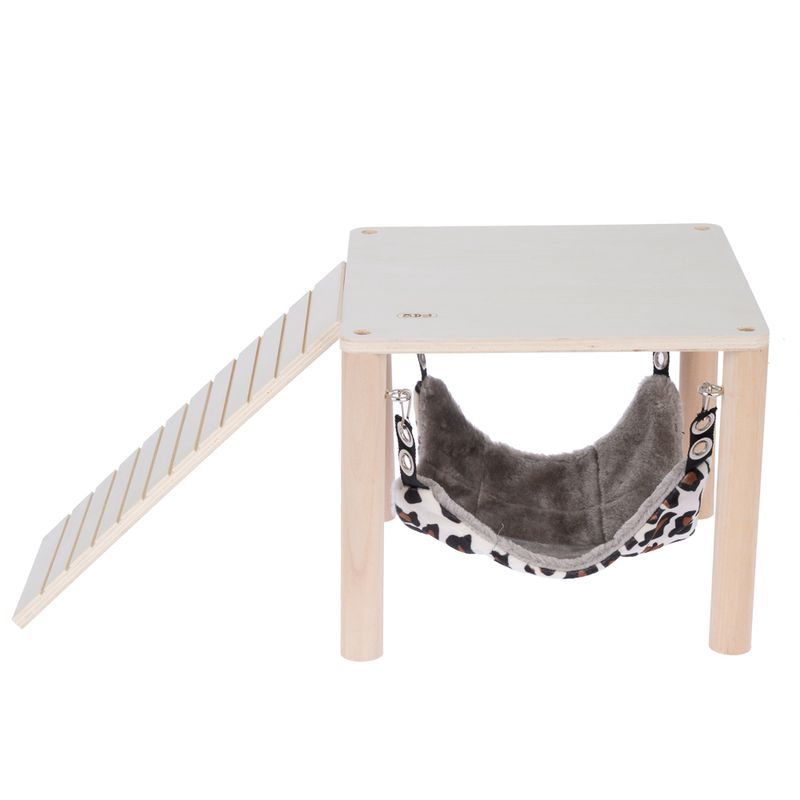 TIAKI Small Animal Platform with Hammock 49.5 x 28.5 x 23cm (L x W x H)