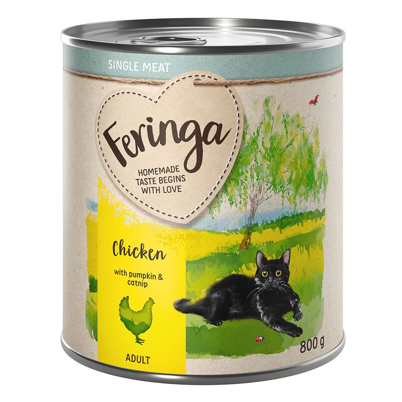 Feringa Single Meat Menu Saver Pack 12 x 800g Chicken with Pumpkin & Catnip