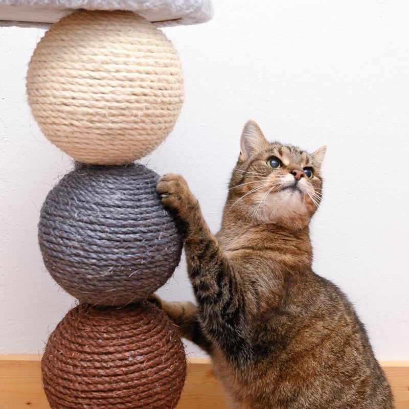 Planet Scratch Post grey