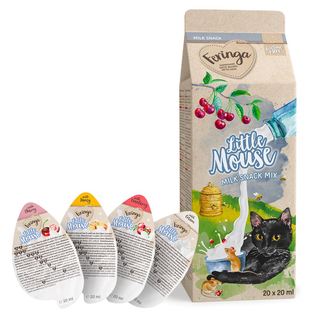 Feringa Little Mouse Milk Snacks Mixed Pack 20 x 20ml