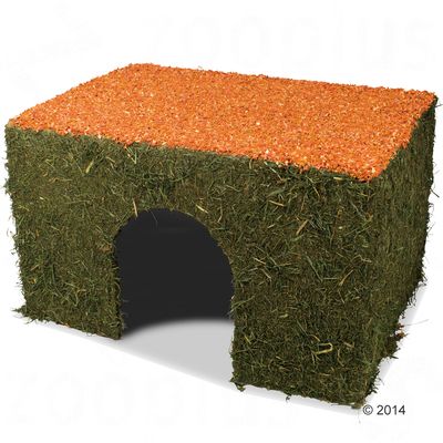 JR Farm Hay-House with Carrot Large (600g)