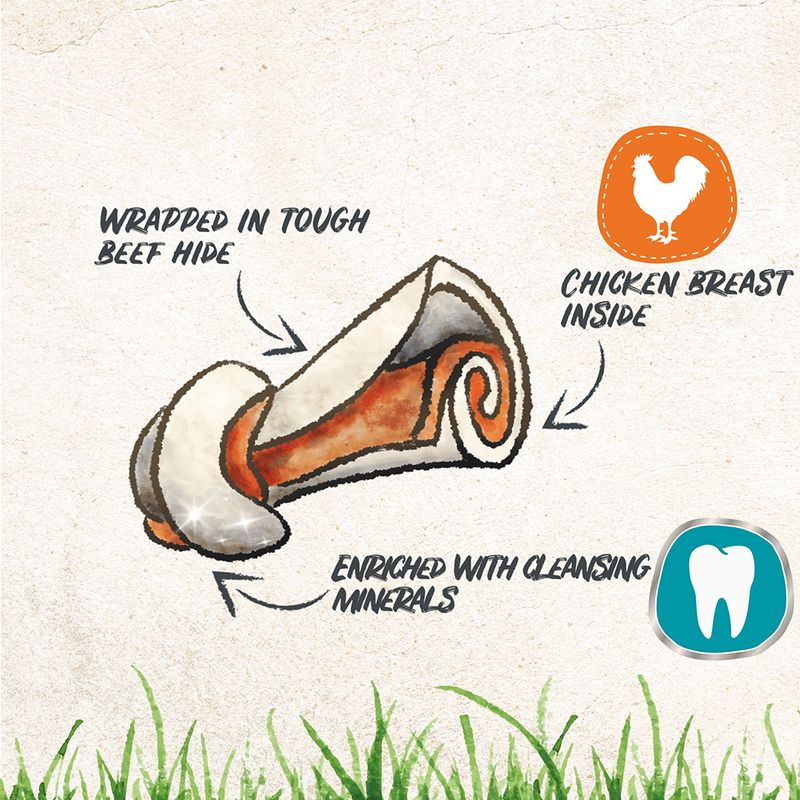 8in1 Pro Dental Chew Bones - Chicken XS (21 Bones)