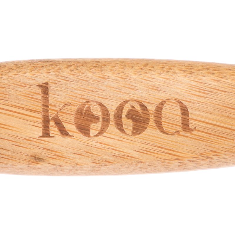 kooa Bamboo Undercoat Rake with Rotating Pins 17.5 x 10cm (L x W)