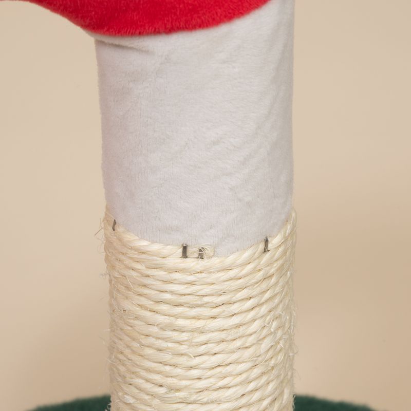 TIAKI Candy Cane Scratching Post Red/Green/White