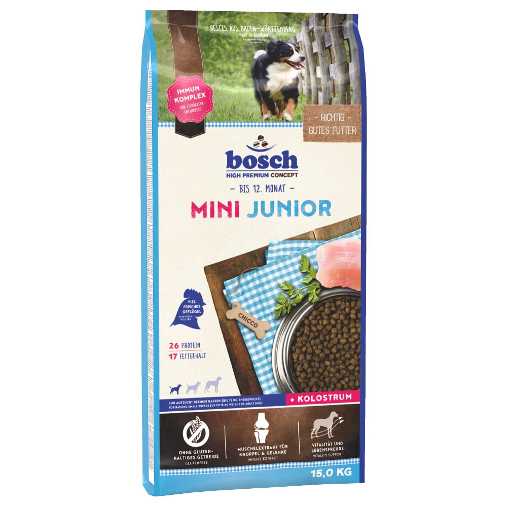 bosch Junior Mini Dry Dog Food 15kg