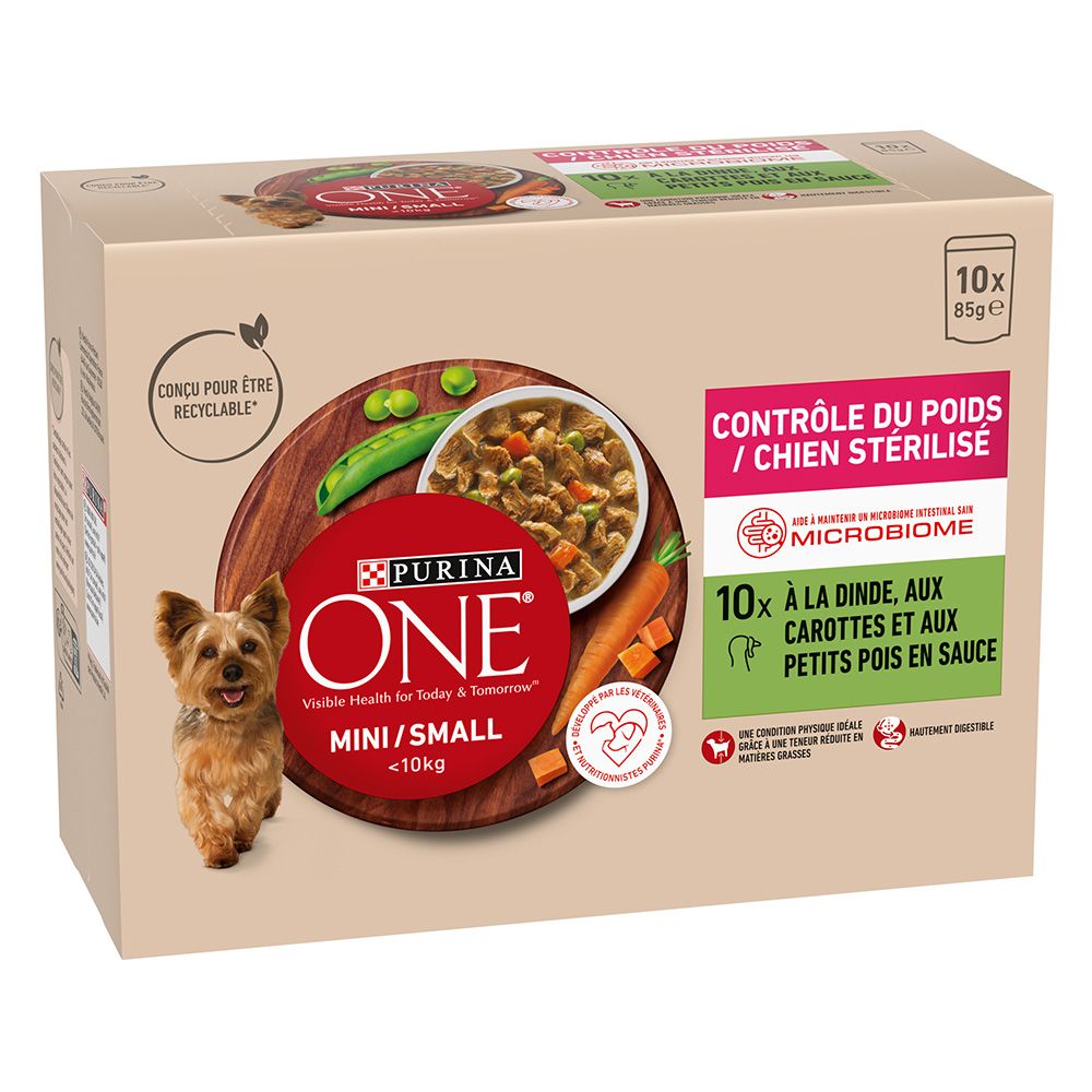 PURINA ONE Mini Adult Weight Control Turkey 10 x 85g