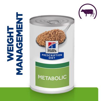 Hill's Prescription Diet Canine Metabolic - Beef 12 x 370g