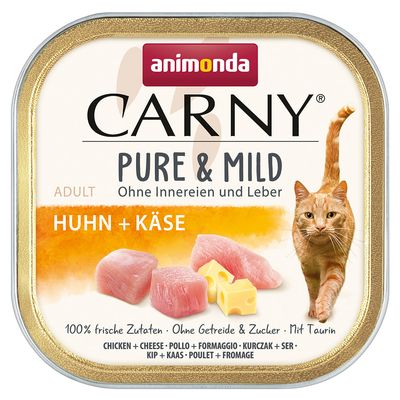 animonda Carny Adult Pure & Mild 32 x 100g Chicken & Catnip