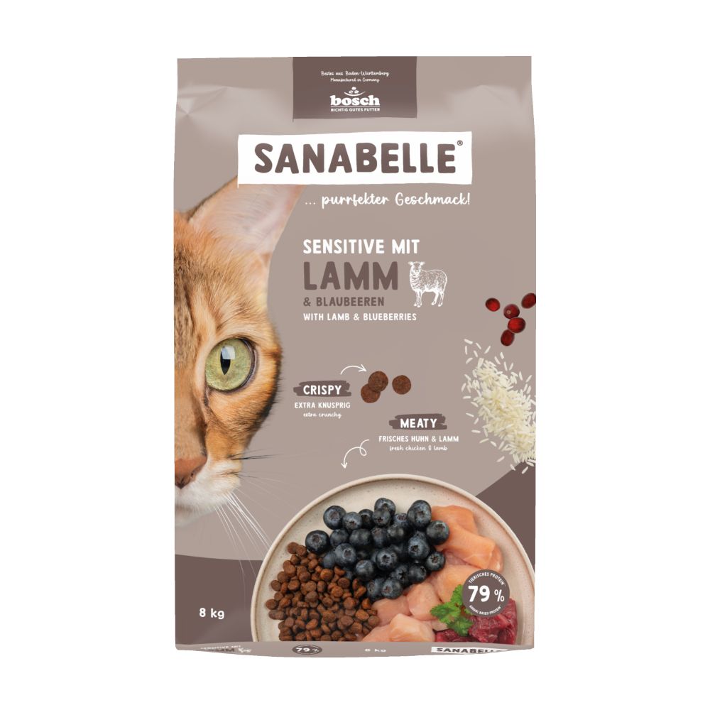Sanabelle Sensitive with Lamb & Blueberries 2kg
