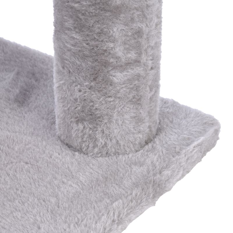 zooplus Basics Scratching Tree - Small Grey