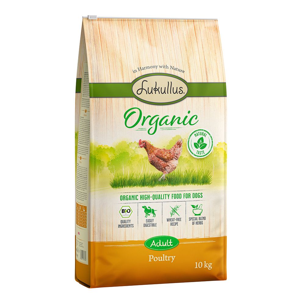 Lukullus Organic Poultry (Wheat-Free) 1kg